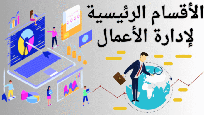 الأقسام الرئيسية لإدارة الأعمال