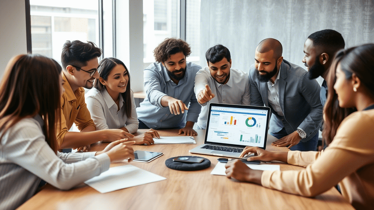 برنامج إدارة المشاريع تحسين التعاون