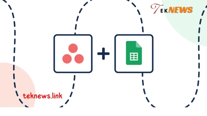 تكامل أسانا مع Google Sheets