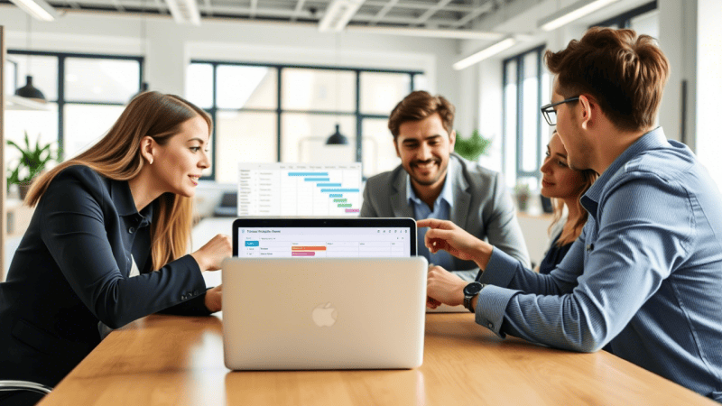 استخدام مخطط جانت Smartsheet في داخل الشركة