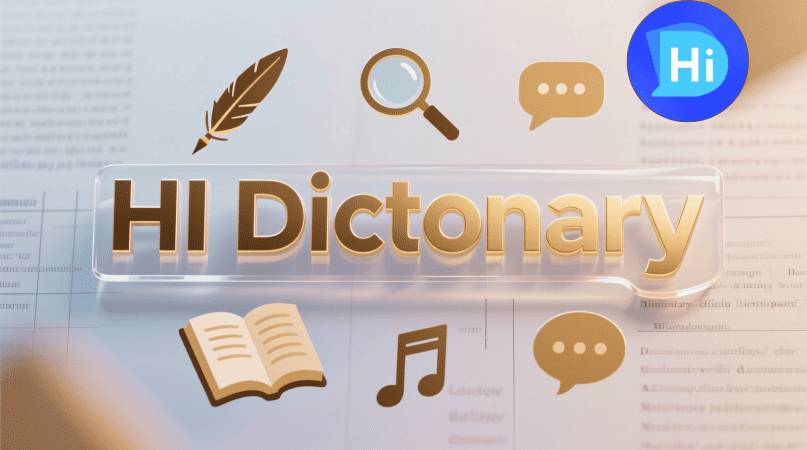 شرح تطبيق HI Dictionary