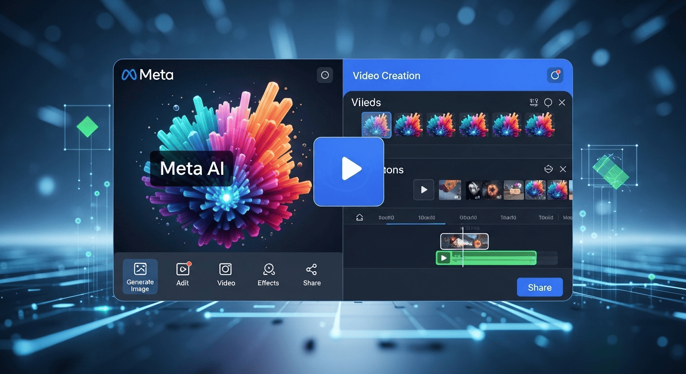 Colorful interface for video creation