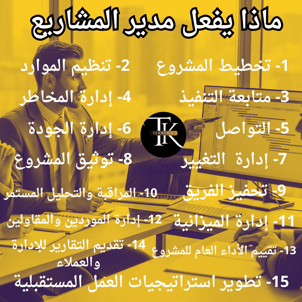 وظيفة مدير المشاريع دور مدير المشاريع شرح إدارة المشاريع أساسيات إدارة المشاريع مدير المشاريع ماذا يفعل إدارة المشاريع شرح مبسط مدخل إلى إدارة المشاريع مفهوم إدارة المشاريع إدارة المشاريع من الصفر تعلم إدارة المشاريع للمبتدئين ما معنى مدير المشاريع إدارة المشاريع بشكل مبسط