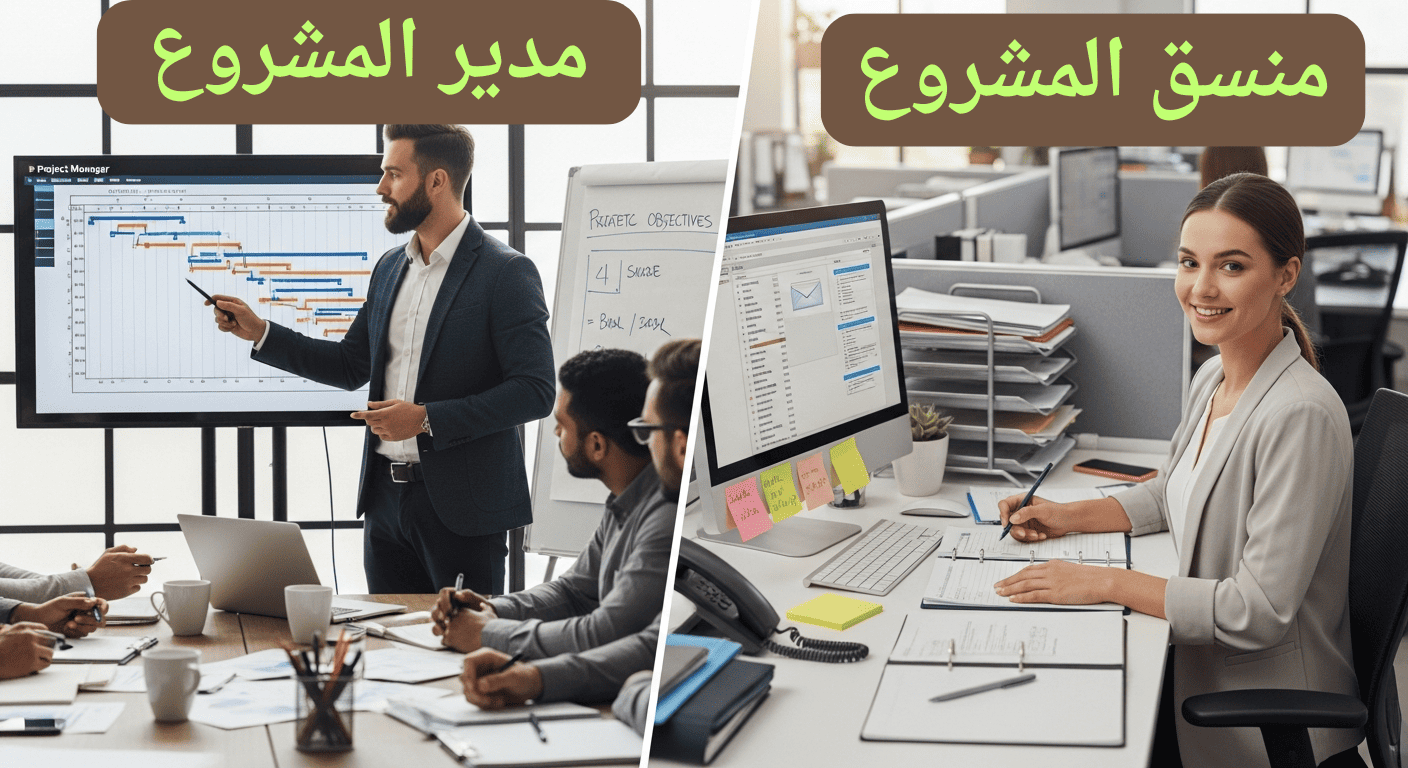 الفرق بين مدير المشروع ومنسق المشروعمهام مدير المشروع

صلاحيات منسق المشروع

رواتب إدارة المشاريع

شهادات إدارة المشاريع

سوق العمل العربي

وظائف Project Manager