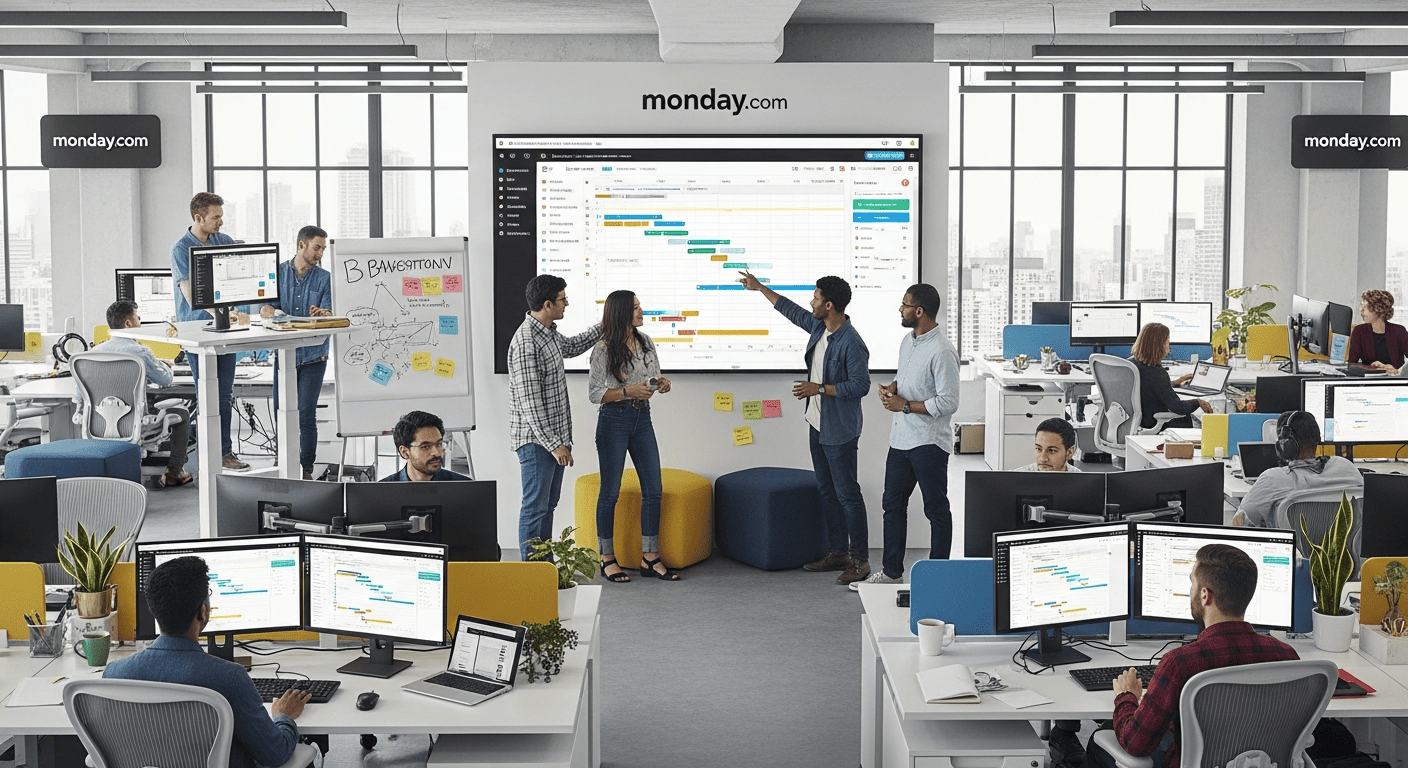 موندي دوم كوم واجهة المستخدملوحات إدارة المشاريع في Monday.com خطة Monday.com المجانية خطة Monday.com الأساسية خطة Monday.com القياسية Standard خطة Monday.com برو Pro خطة Monday.com للمؤسسات Enterprise ميزات إدارة المشاريع في موندي دوم كوم لوحة معلومات Dashboard في Monday.com أدوات التعاون وإدارة الفرق في Monday.com Monday.com project management boards Monday.com dashboard view Monday.com free plan Monday.com Basic plan Monday.com Standard plan Monday.com Pro plan Monday.com Enterprise plan Project management tools Monday.com Team collaboration Monday.com Workflow automation Monday.com