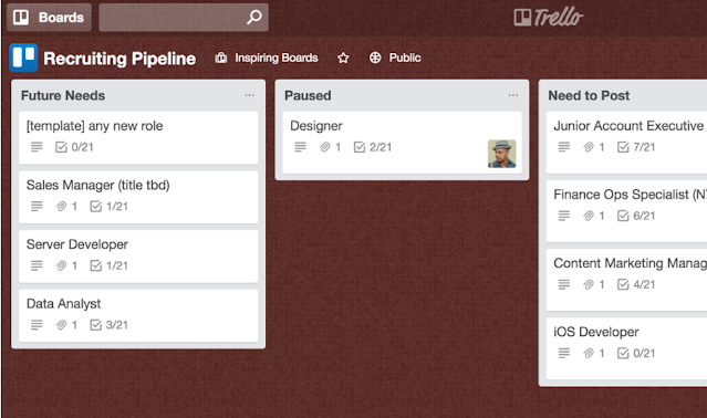 Trello من أفضل برامج الموارد البشرية