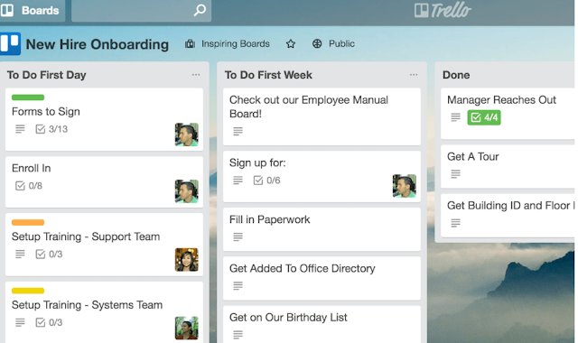 Trello من أفضل برامج الموارد البشرية