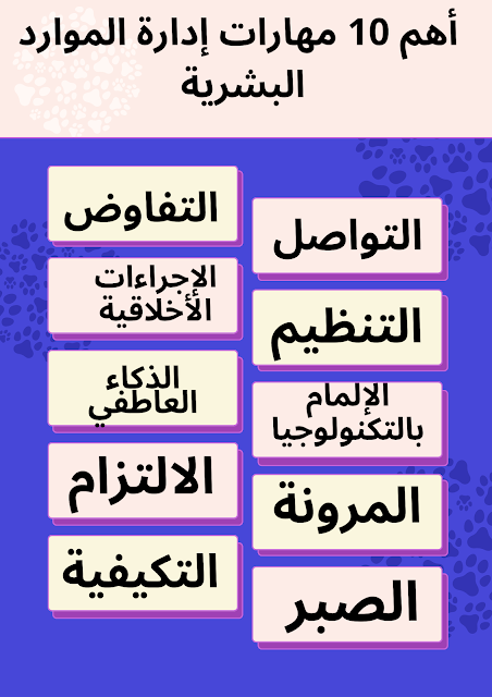 أهم 10 مهارات الموارد البشرية